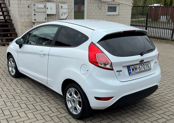 Ford Fiesta cena 31900 przebieg: 69125, rok produkcji 2017 z Sulejówek małe 56